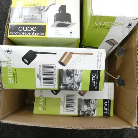4 BOXED EUROLITE LIGHTS