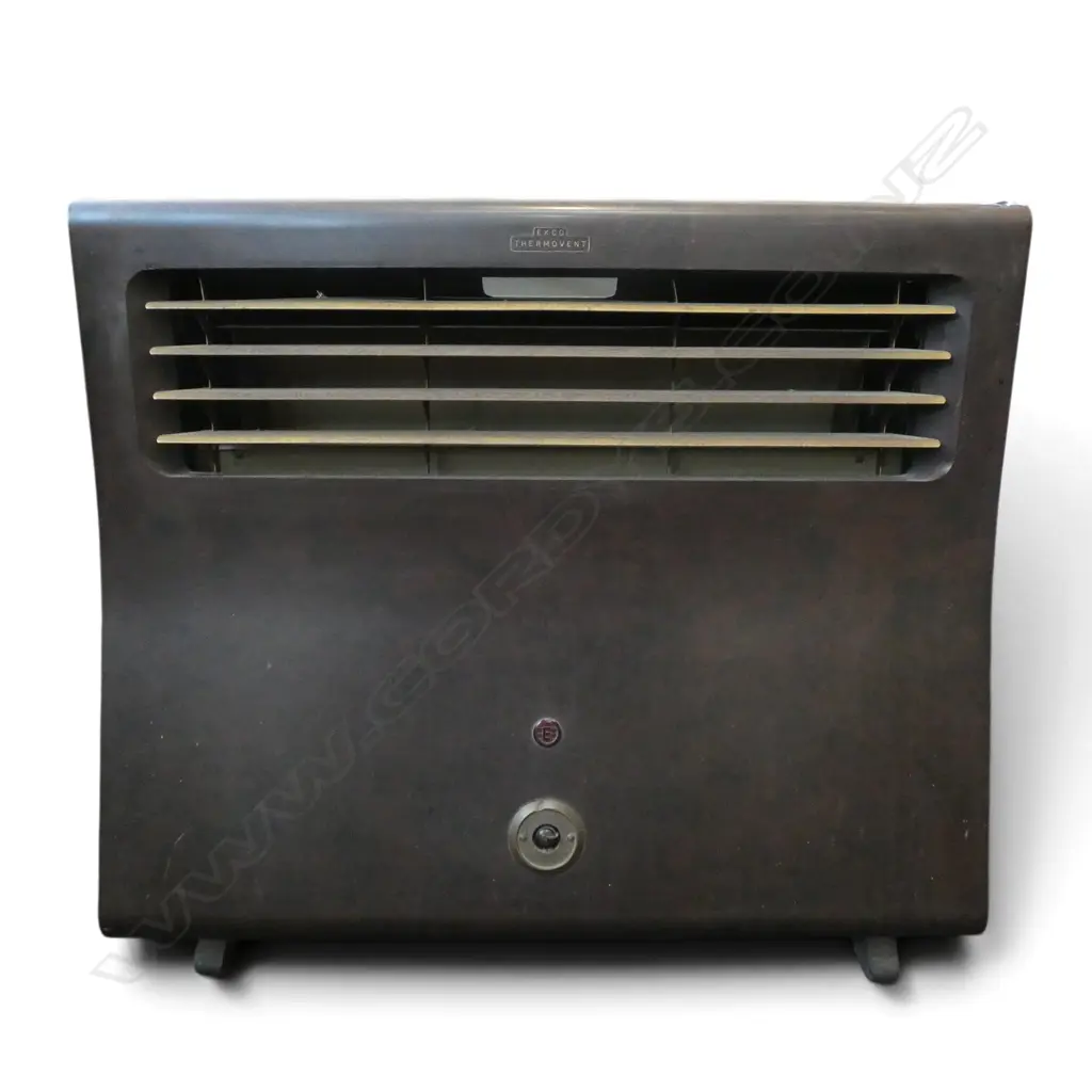 VINTAGE DECO ELECTRIC HEATER 'EKCO THERMOVENT' W.650mm Image 1++
