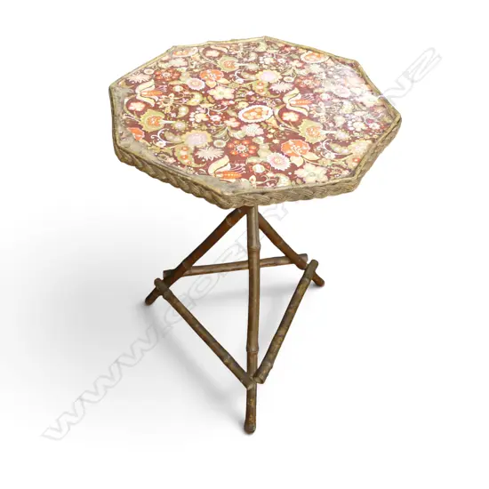 VINTAGE CANE SIDE TABLE H.700mm