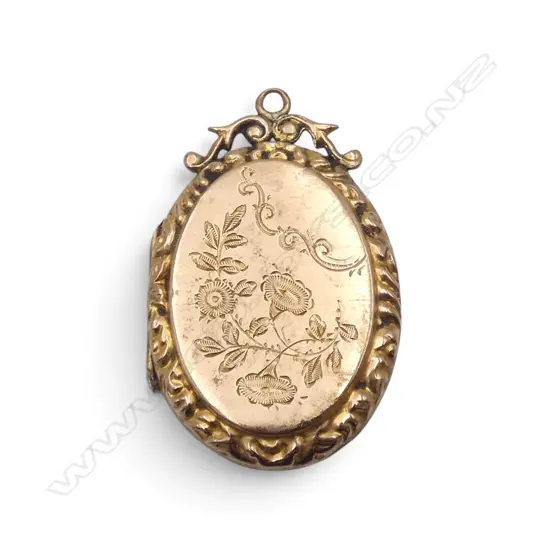 9CT LOCKET 30x20mm 3.5gms
