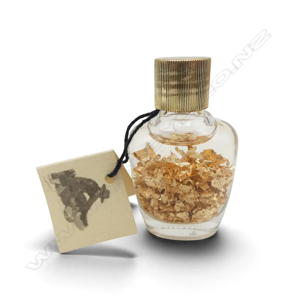 BOTTLE OF BRAZILIAN GOLD FLAKES H.55mm Image 1++