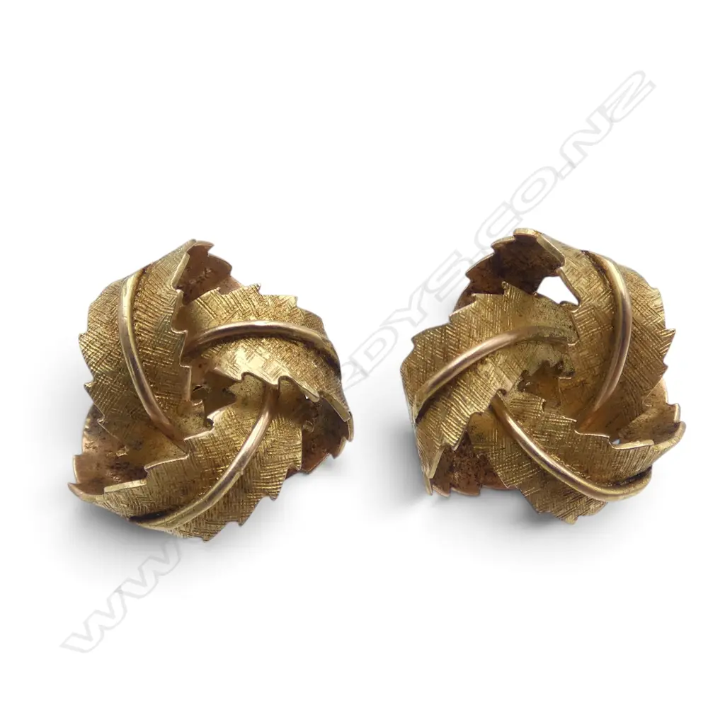 PR GOLD EARRINGS (TESTING 14.5CT) 6.8gms Image 1++