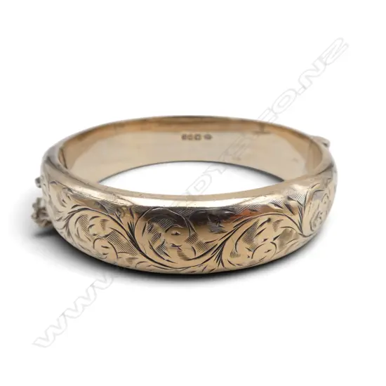 SILVER GILT BRACELET, 26gms