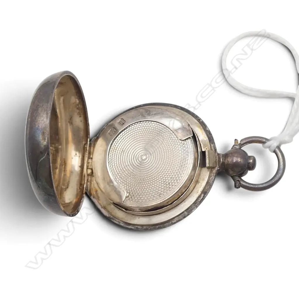 SILVER SOVEREIGN HOLDER BIRMINGHAM 1910 13.20gms Image 1++