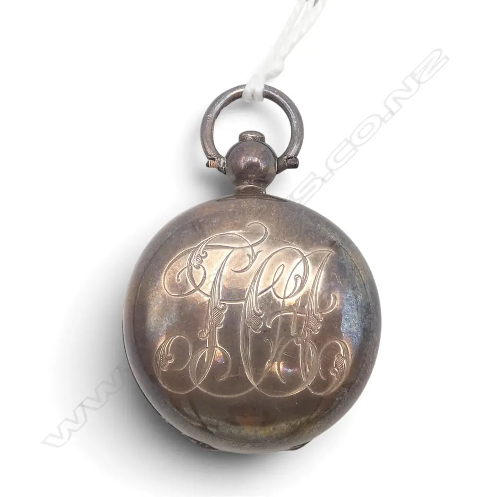  SILVER SOVEREIGN HOLDER BIRMINGHAM 1910 13.20gms Image 1++
