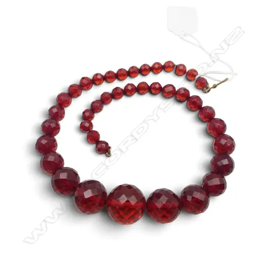 BAKELITE BEAD CHOKER NECKLACE
