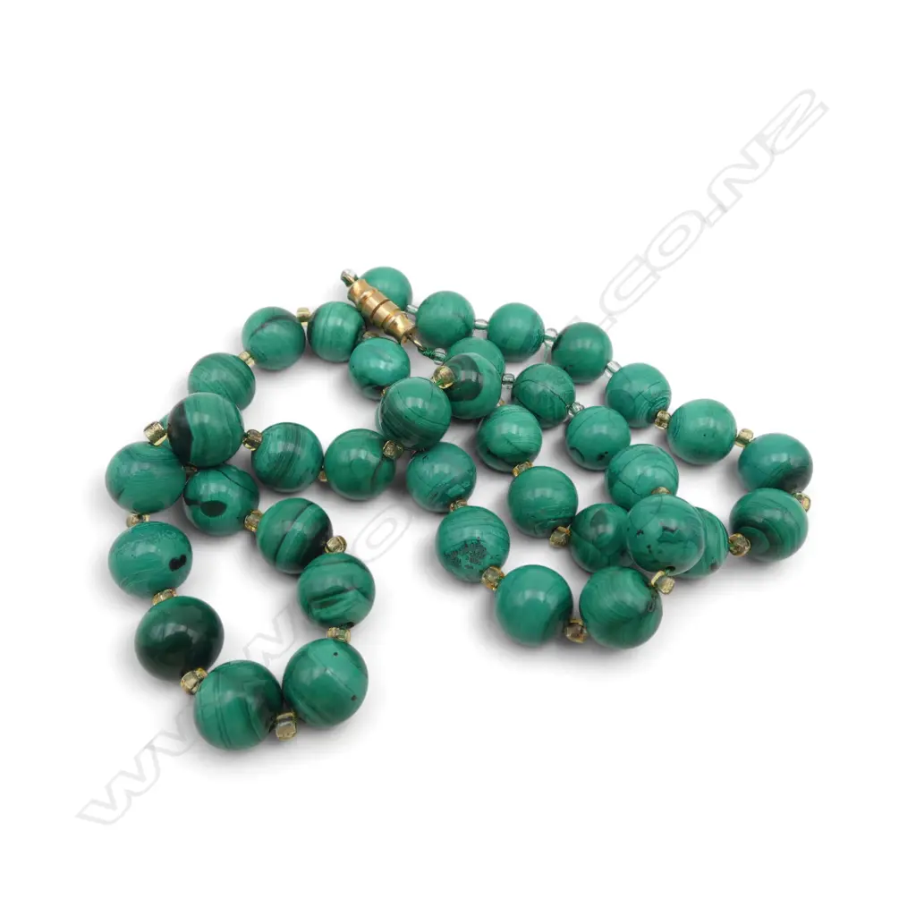 MALACHITE NECKLACE L.500mm Image 1++