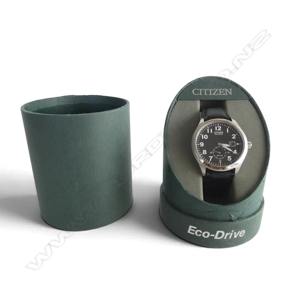 CITIZEN ECO-DRIVE WRIST WATCH, BOXED Image 1++