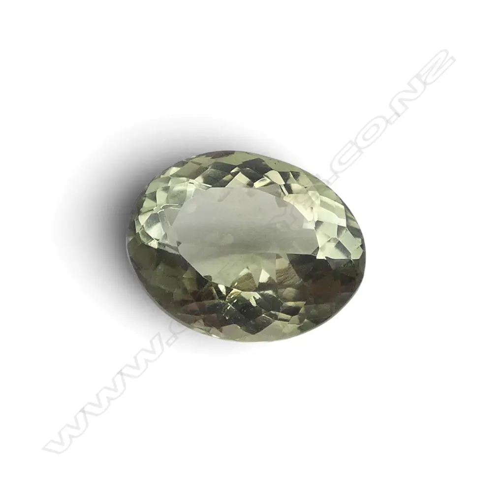 LOOSE OVAL CUT GREEN AMETHYST  Image 1++
