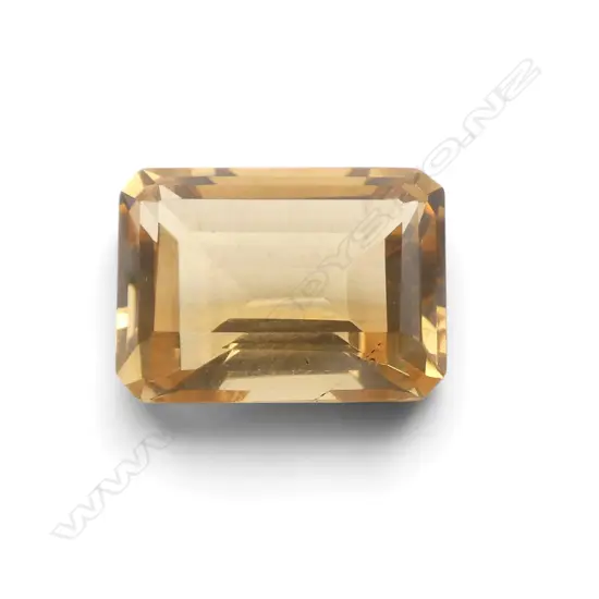 LOOSE EMERALD CUT CITRINE