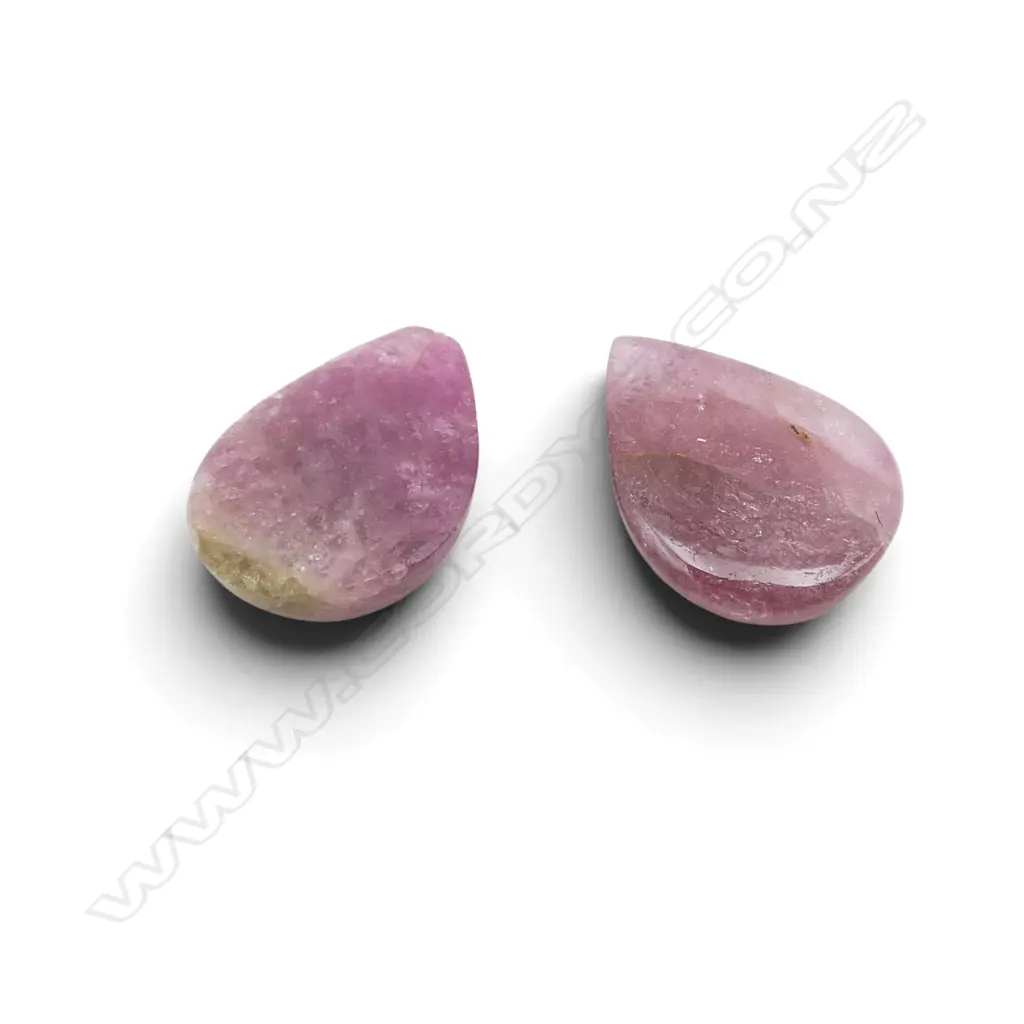 2 LOOSE CABOCHON TOURMALINES Image 1++
