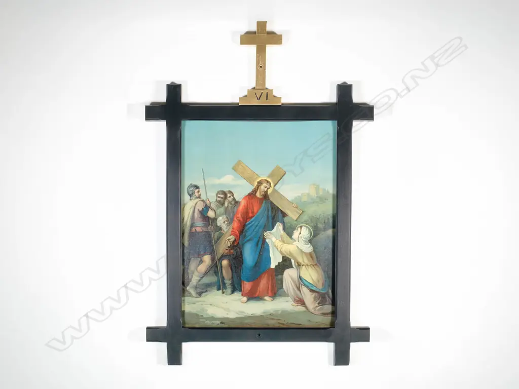 Fourteen Stations of the Cross - Antique Chromolithographs, Image 1++