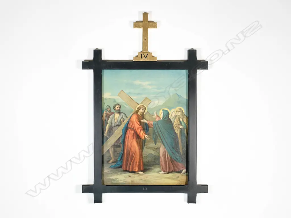 Fourteen Stations of the Cross - Antique Chromolithographs, Image 1++