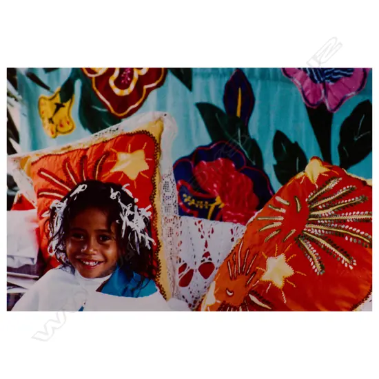 Glenn Jowitt (1955-2014) -  Rarotonga Hair Cut Ceremony. Cibachrome Photograph (1982)
