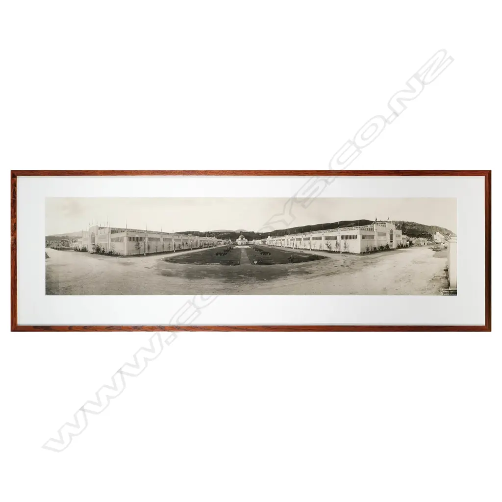 R. P. Moore - The NZ and South Seas International Exhibition - Silver Gelatin Panoramic Photo c. 1925 Image 1++