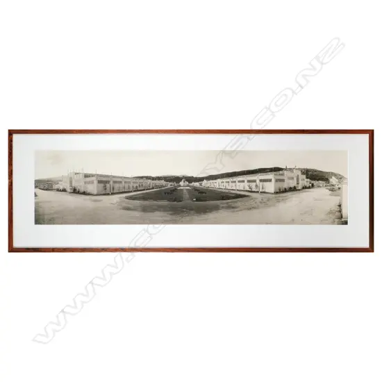 R. P. Moore - The NZ and South Seas International Exhibition - Silver Gelatin Panoramic Photo c. 1925