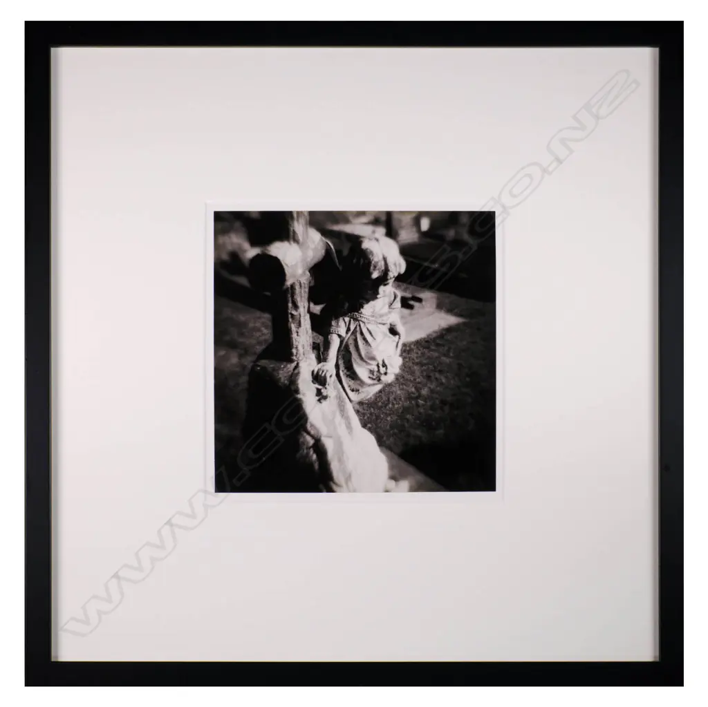 Peter Peryer (1941-2018). untitled (Headstone). Silver Gelatin Photograph Edition 3/20 (1975) Image 1++