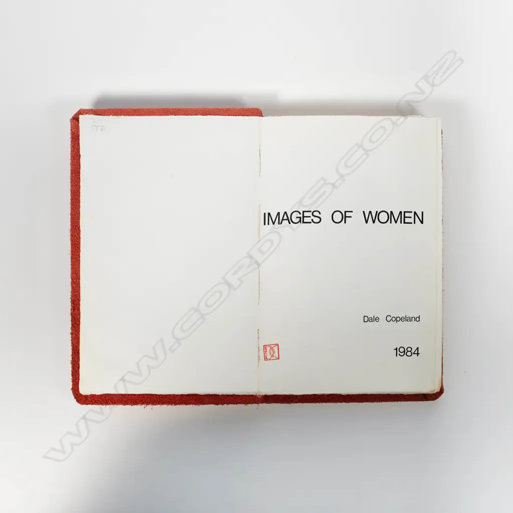 Dale Copeland (b. 1943) - Artist Book with silver gelatin photos 'Images of Women' 1984 Image 1++