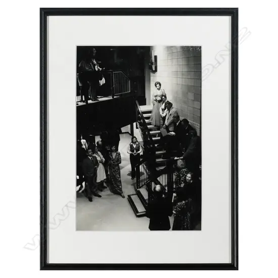 Bill Sutton Retrospective Opening - silver gelatin photograph. 1972.