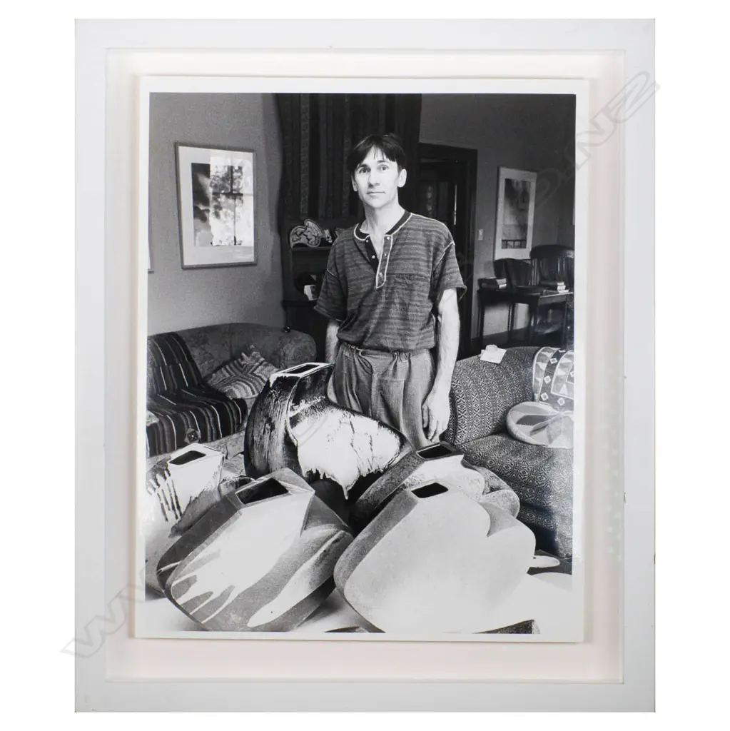 James Greig - Portrait by Malcolm Warman - Silver Gelatin Photograph. 1986 Image 1++