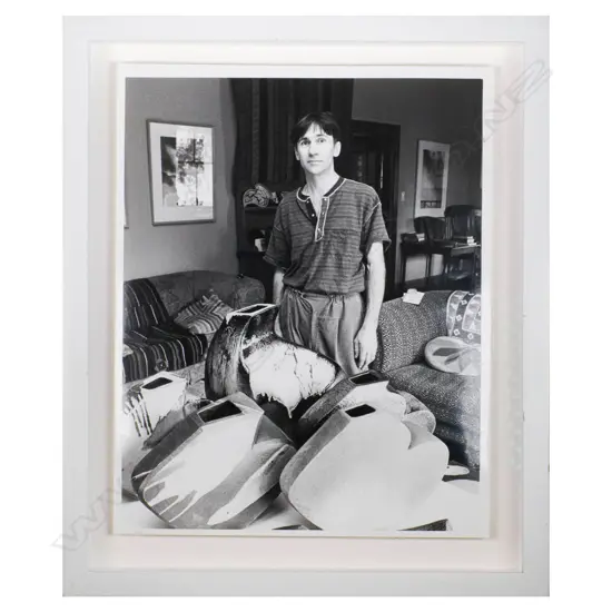 James Greig - Portrait by Malcolm Warman - Silver Gelatin Photograph. 1986