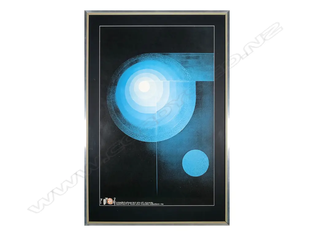Guy Ngan (1926-2017) - Animated Colours no. 17 - Limited Edition Print 93/1000. 1974 Image 1++