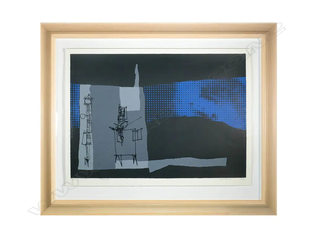 Ted Dutch (1928-2008) - Horsemen. Handmade Silkscreen 33/36. 1972 Large Work Image 1++