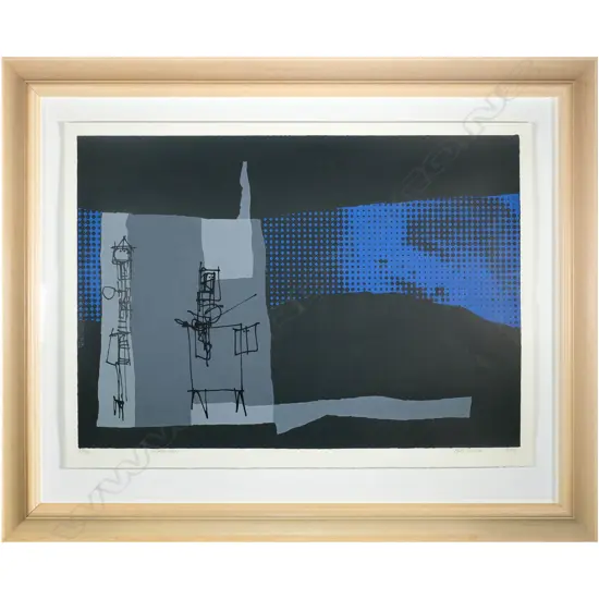 Ted Dutch (1928-2008) - Horsemen. Handmade Silkscreen 33/36. 1972 Large Work