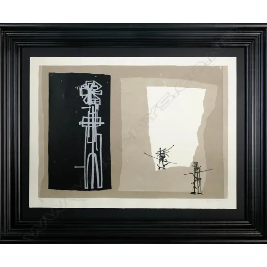 Ted Dutch (1928-2008) - Monument. Handmade Silkscreen 24/28. 1967