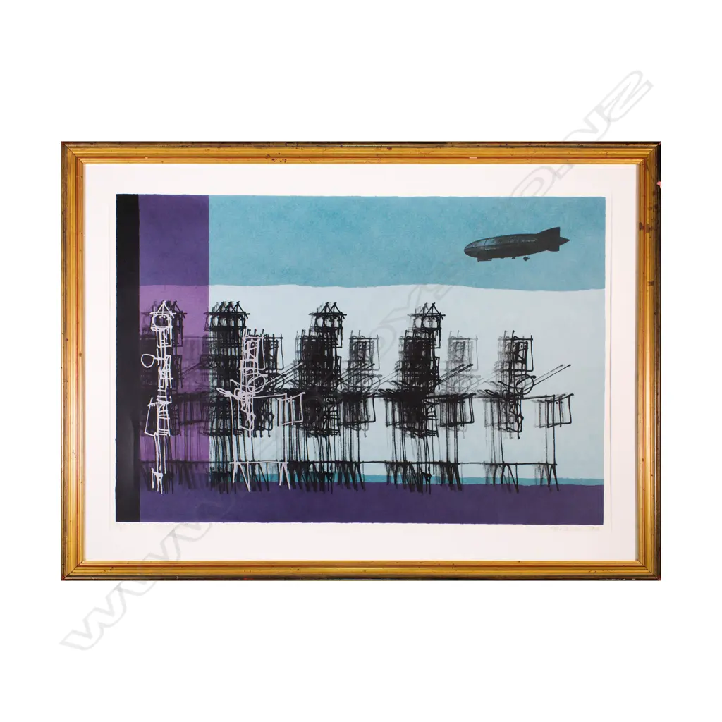 Ted Dutch (1928-2008) - Horsemen II. Handmade Silkscreen 38/40. 1972 Image 1++