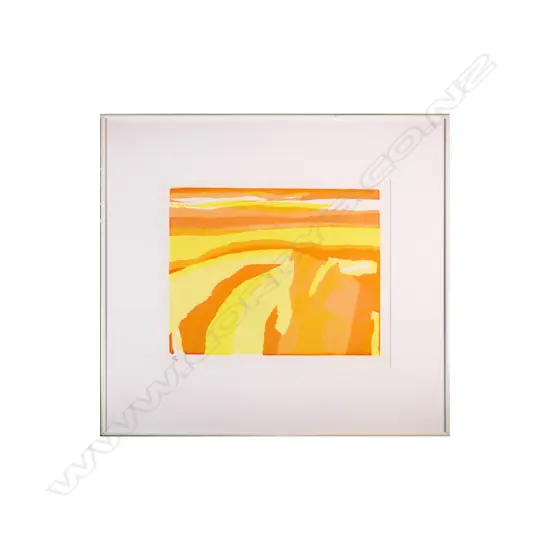 Les Finch (1940-1983) - Before the Rains - handmade screenprint 5/10. 1982