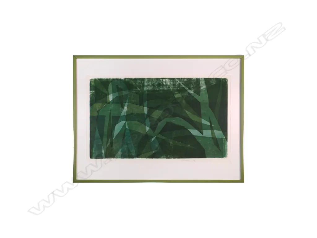Les Finch (1940-1983) - Flax III - Handmade Screenprint 1/7. 1974 Image 1++