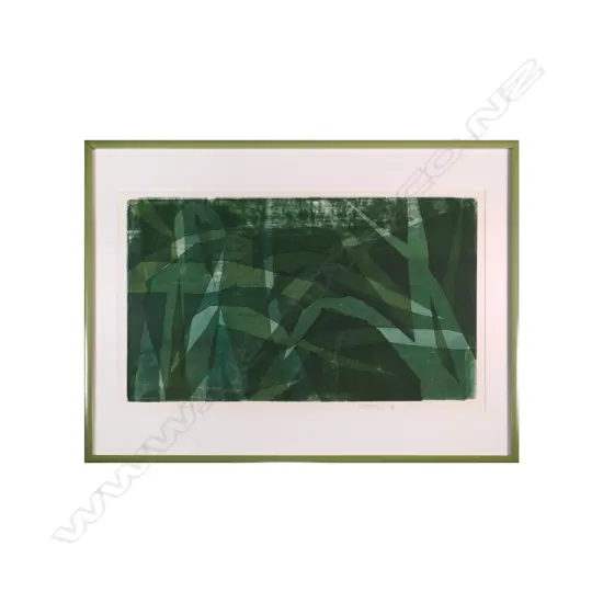Les Finch (1940-1983) - Flax III - Handmade Screenprint 1/7. 1974
