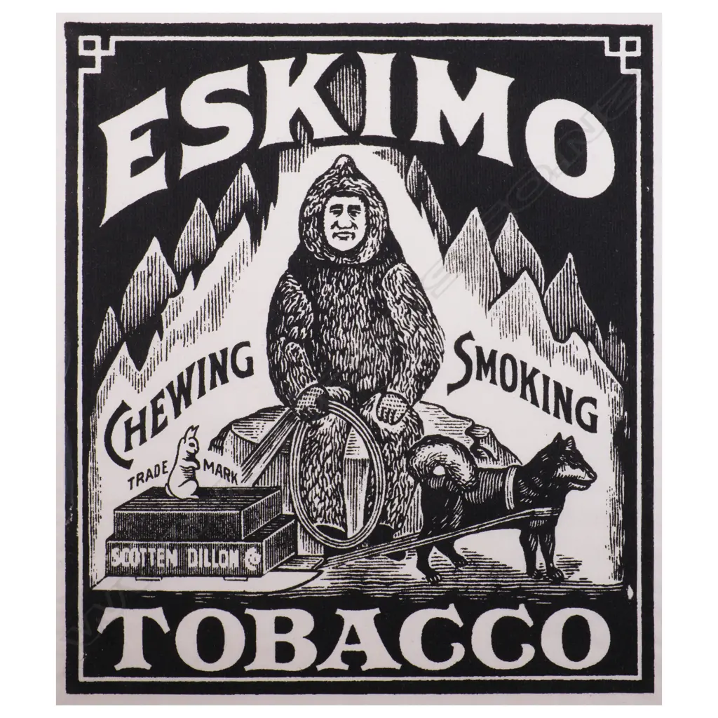 John Perry (1943-2021) - Eskimo Tobacco - linocut on rice paper Image 1++