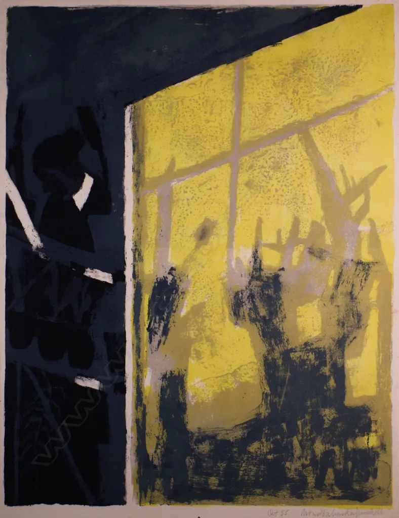 Artist Unknown - Figure - lithograph. 1955 Image 1++