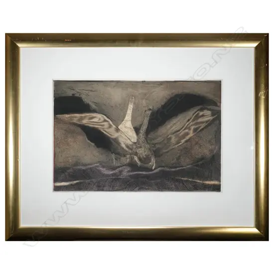 Penny Ormerod (1922-1988) - The Mating Dance Series (II) - etching & aquatint 14/25. 1972