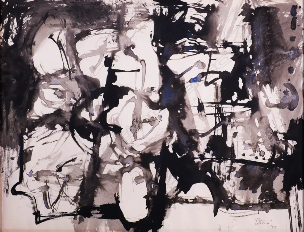 Keith Patterson (1925-1993) - Cheltenham Beach series. Watercolour 1963 Image 1++