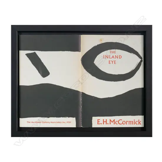 Colin McCahon (1919-1987) - The Inland Eye. Screenprinted Book Cover Ed. 1000