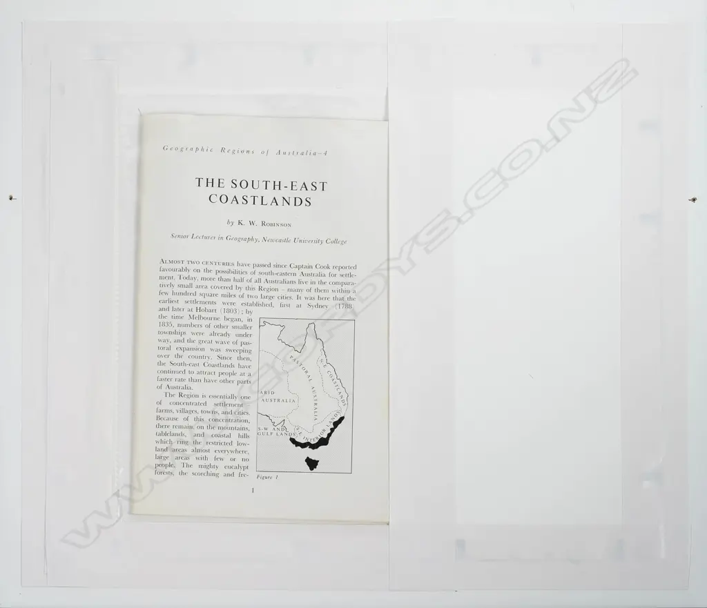 Rita Angus (1908-1970) - South East Coastlands - lithographic journal cover Image 1++