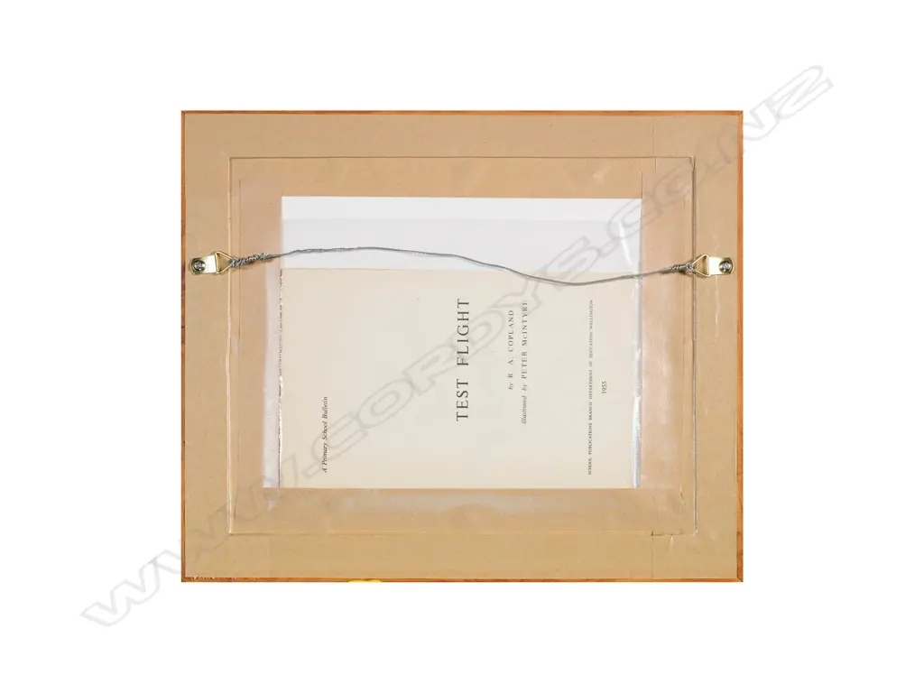 Peter McIntyre (1910-1995) - Test Flight - Primary School Bulletin Lithographic Cover Image 1++