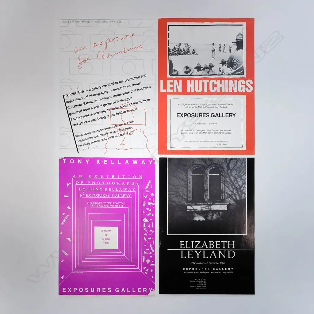 Alan Loney (1940-2026) designed posters for Exposures Gallery. 1980s Image 1++