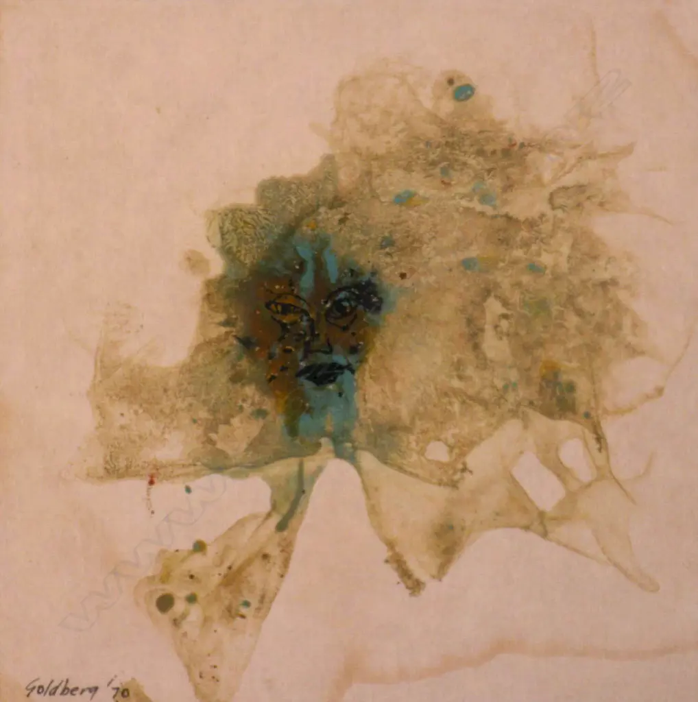 Susan Goldberg - Face - mixed media. 1970 Image 1++