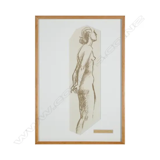 Nancy Parker (née Bolton) - Untitled (Figure) - Lithograph 1/10 c. 1950