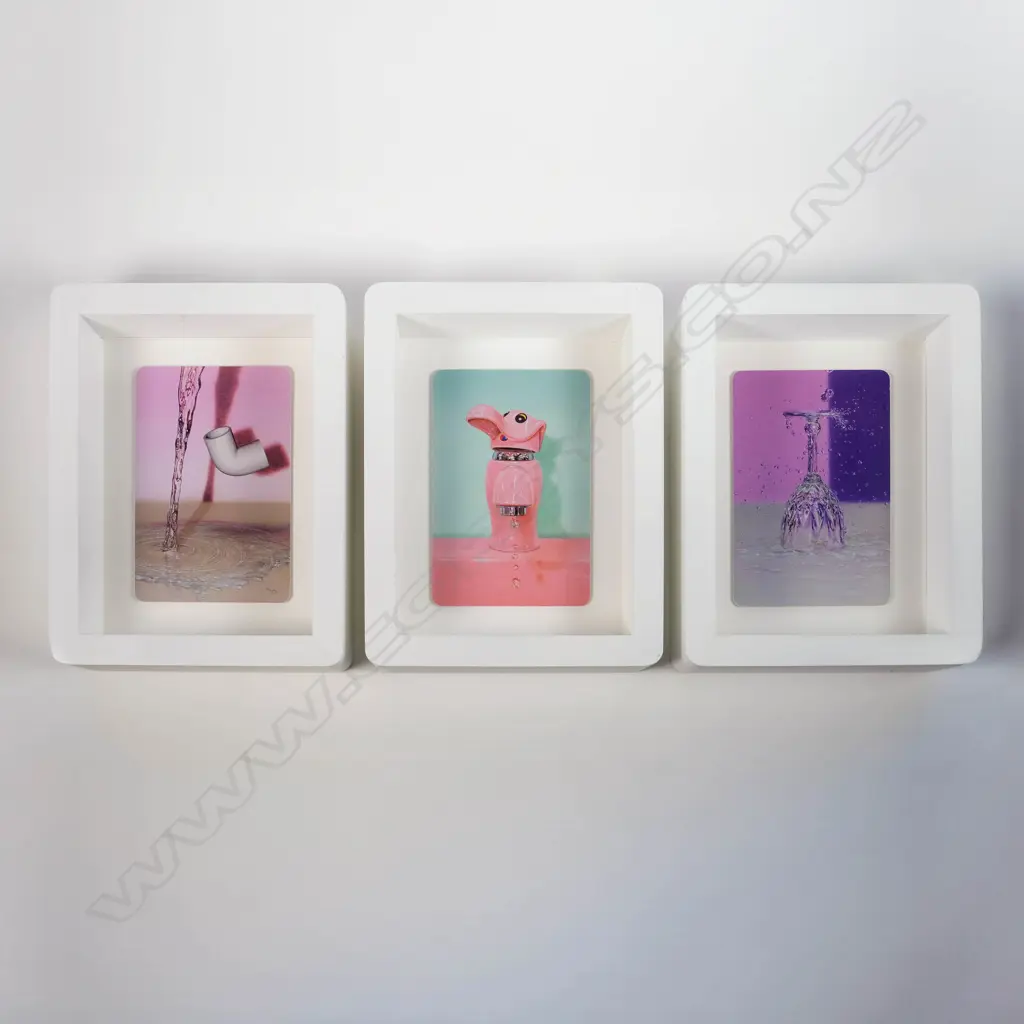 Emily Hartley Skudder - Three prints. AR70 glass. each 150 x 100mms Image 1++