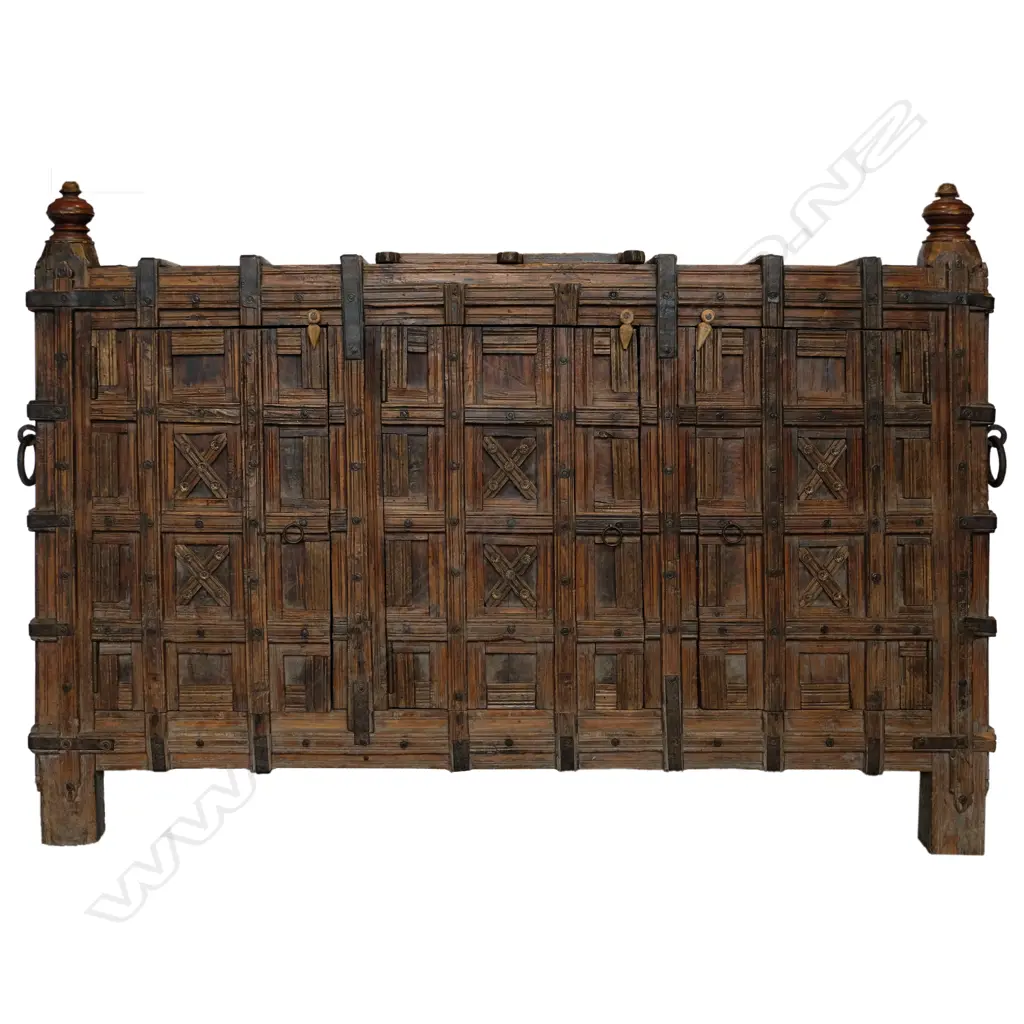 Rajasthani Hardwood 3 Door Sideboard Image 1++