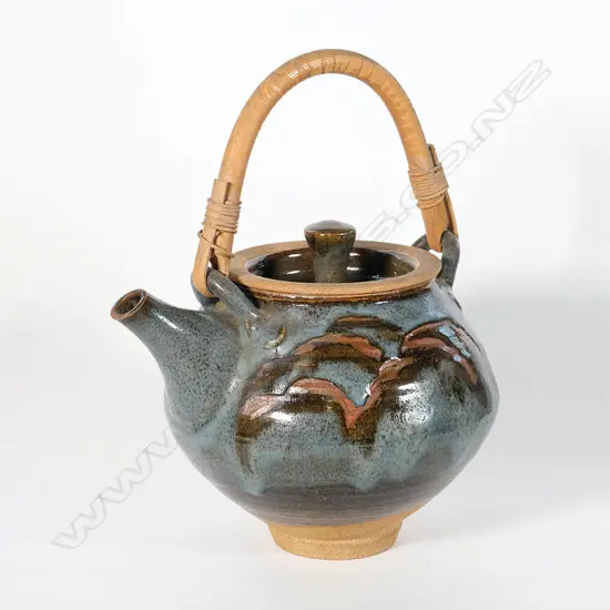 Peter Stichbury (1924-2015) - Teapot w/ cane handle