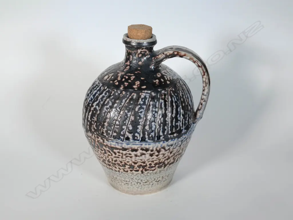 Roger Smisek - Salt glaze oil flagon Image 1++