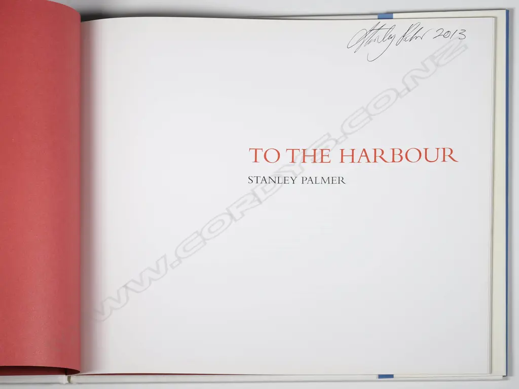 Stanley Palmer SIGNED - To the Harbour. Signed & Dated 2013 Image 1++