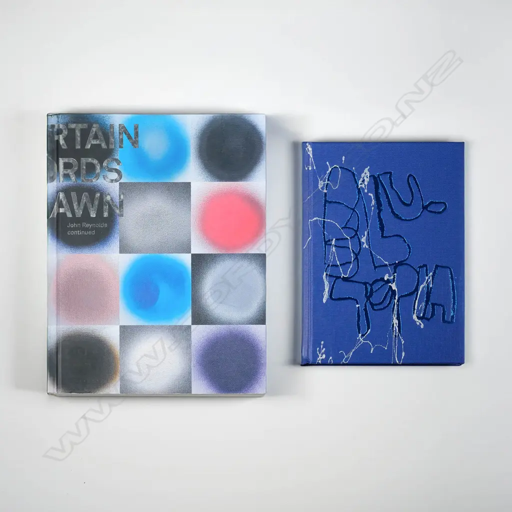 John Reynolds - Certain Words Drawn (Ed. 1138/1500) & Blutopia (SIGNED) Image 1++
