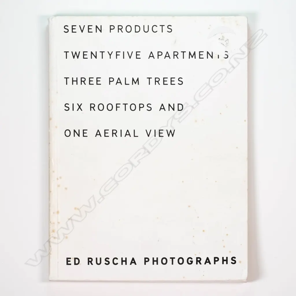 Ed Ruscha Photographs (published Gagosian 2003) Image 1++